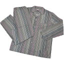 ポールスミス パジャマ メンズ ブランド Paul Smith シグネチャー ストライプ 長袖 ロングパンツ 前開き 上下 セット ルームウェア ホームウェア ...