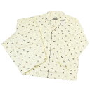 ポールスミス パジャマ メンズ ブランド Paul Smith ラウンジウエア LOUNGEWEAR イヌ ドッグ Dogs プリント 長袖 ロングパンツ 前開...