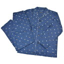ポールスミス パジャマ メンズ ブランド Paul Smith ラウンジウエア LOUNGEWEAR イヌ ドッグ Dogs プリント 長袖 ロングパンツ 前開...