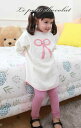 ランキング受賞 ドルマン ワンピース チュニック 長袖 女の子 100 110 120 130 140 秋 冬 子供 キッズ キラキラ パール リボン ハイネッ...