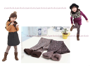 【DM便OK】★STUDIO 012★レオパード×ボアが可愛い♪レギンス スパッツ ベージュ×ブラウン系・モカ× ピンク系90cm 100cm 110cm 120cm130cm 140cm 【韓国 子供服】 【韓国子供服】キッズ 女の子