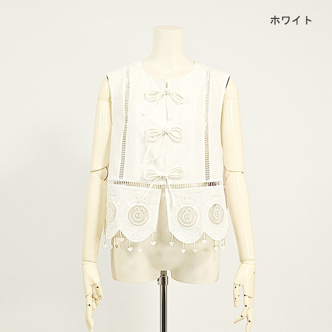 アルベロベロ 25SS 119758 ﾋﾟﾝｸ ぶたさんﾋﾞｰｽﾞ刺繍 ｼｱｰﾌﾘﾙｼﾞﾚ 表記無し OLLEBOREBLA アルベロベロ 25SS 119758 ピンク ぶたさんビーズ刺繍