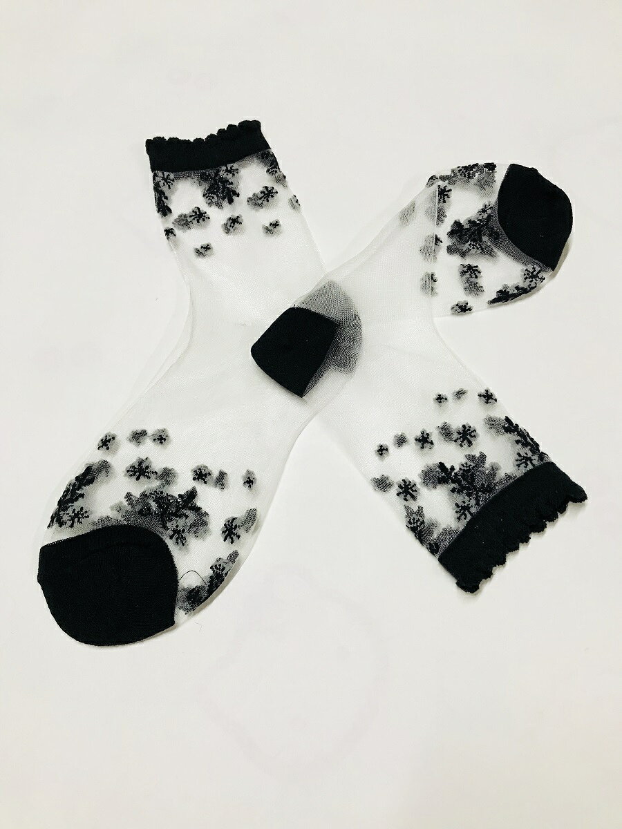 【シルク】シースルーソックス 絹 口ゴムゆった...の紹介画像3