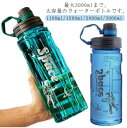 超大容量 ウォーターボトル 目盛り 水筒 3リットル 3000ml 茶こし付き ボトル 直飲み プラスチック クリアボトル ボトル 持ち運び 1100ml 1500ml 2000ml スポーツボトル 運動 アウトドア 運動水筒 軽い 子供大人兼用(3)