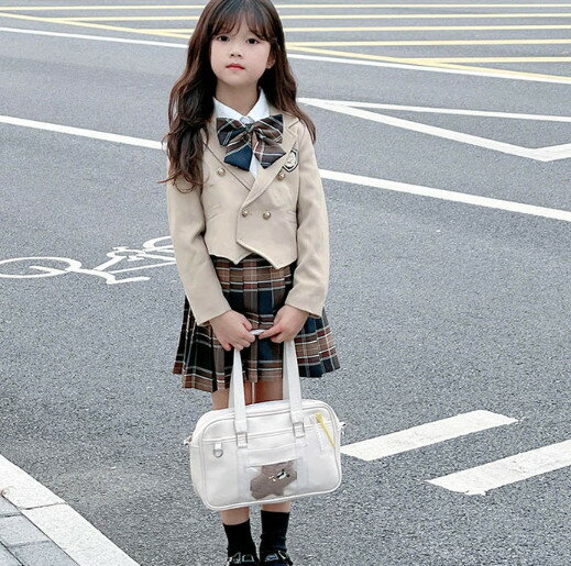 入学式 スーツ 女の子 4点セット フォーマルスーツ 子供スーツ キッズスーツ 子供服 スーツ女の子 ジャケット プリーツスカート ブラウス リボン 小学生 中学生 高校生 jk制服 卒園式 卒業式 女子高生 90 100 110 120 130 140 150 160cm