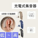 集音器 補聴器 充電式 軽量 左右両用耳掛け式 4段階のボリューム調節 音質切り替え機能を搭載 シリコーン 両親 高齢者用 騒音抑制 母の日 父の日