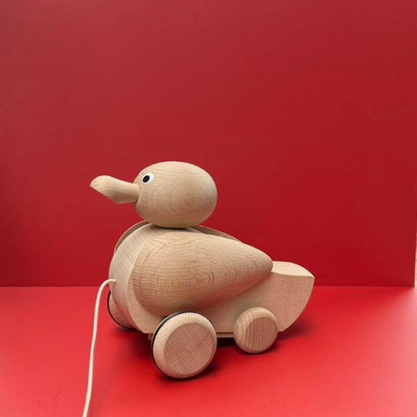 楽天市場】MIVA チェコ木製人形 引っ張るおもちゃ プルトイ