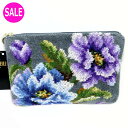 フェイラーポーチ ☆ フェイラー正規品 アメジストブルーム (柄名)9.5cm×16.5cm×2cm ABL-222022