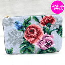 フェイラー ポーチ メロウローズ シルバーグレー MLR-232035 MELLOW ROSE 9.5cm×16.5cm×2cm