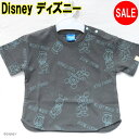 Disney ディズニー 子供服 Tシャツ 半袖 ミッキー ドナルド 総柄 グレー (サイズ:90.95) 32110207904