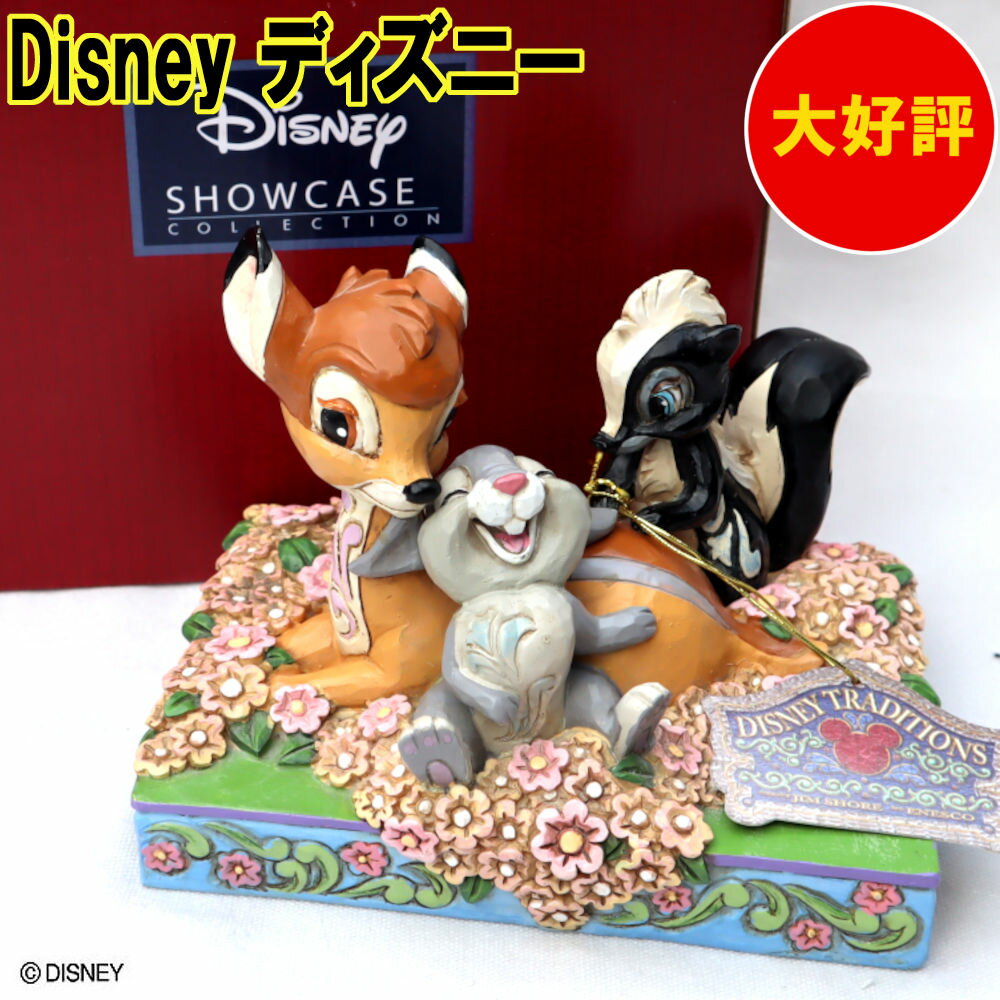 【送料無料】Disney ディズニー フィギュア Disney Traditions バンビ バンビ＆とんすけ＆フラワー 6008318