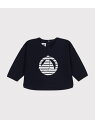 【SALE/20%OFF】スウェット長袖プルオーバー PETIT BATEAU プチバトー トップス スウェット・トレーナー ネイビー【RBA_E】【送料無料】...
