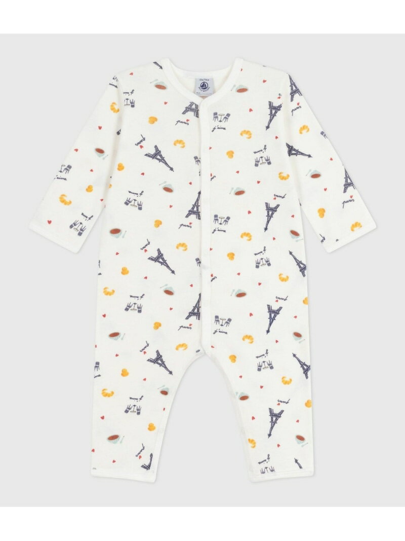 足なしロンパース PETIT BATEAU プチバトー マタニティウェア・ベビー用品 ロンパース・カバーオール【..