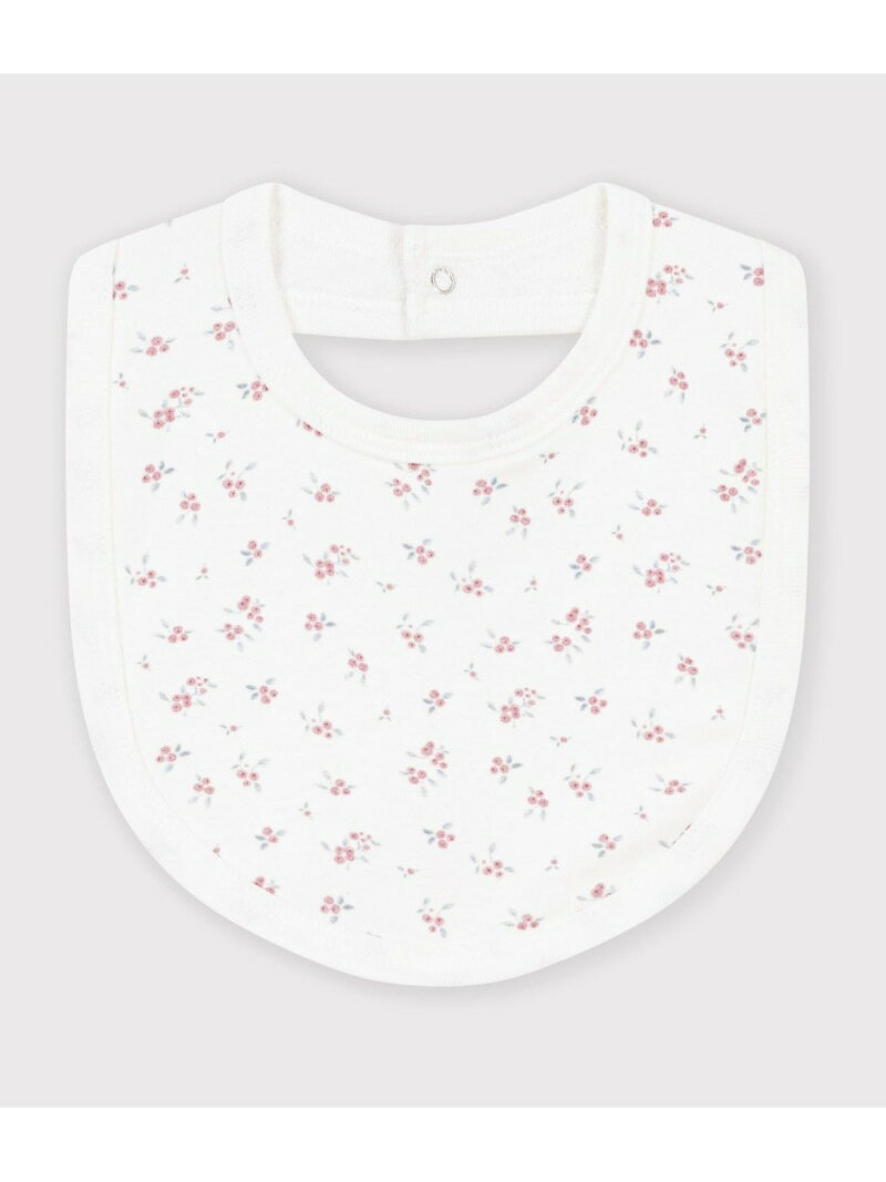 プリントスタイ PETIT BATEAU プチバトー マタニティウェア・ベビー用品 スタイ・よだれかけ ホワイト[Rakuten Fashion]