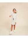 【SALE／30%OFF】チュビックプリント長袖ワンピース PETIT BATEAU プチバトー ワンピース・ドレス ワンピース ホワイト【RBA_E】【送料無料】[Rakuten Fashion]