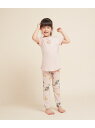 【SALE/10%OFF】半袖長ズボンパジャマ PETIT BATEAU プチバトー インナー・ルームウェア パジャマ ピンク【RBA_E】【送料無料】[Rak...