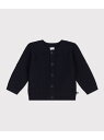 【SALE/20%OFF】コットンニットカーディガン PETIT BATEAU プチバトー トップス カーディガン ホワイト ピンク【RBA_E】【送料無料】[...