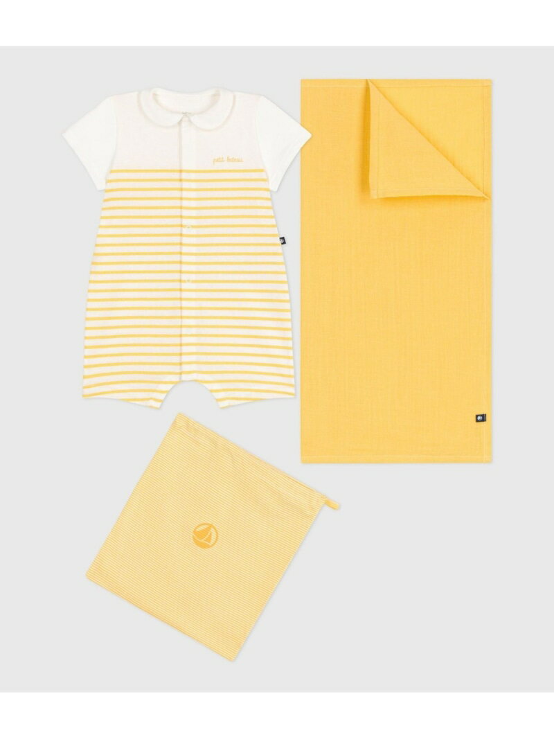 【SALE／20%OFF】ベビー2点セット PETIT BATEAU プチバトー マタニティウェア・ベビー用品 ロンパース..