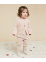 【SALE/20%OFF】ガーター編みニットカーディガン PETIT BATEAU プチバトー トップス カーディガン ホワイト グリーン ピンク【RBA_E】...