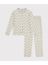 【SALE/20%OFF】長袖パジャマ PETIT BATEAU プチバトー インナー・ルームウェア パジャマ【RBA_E】【送料無料】[Rakuten Fas...