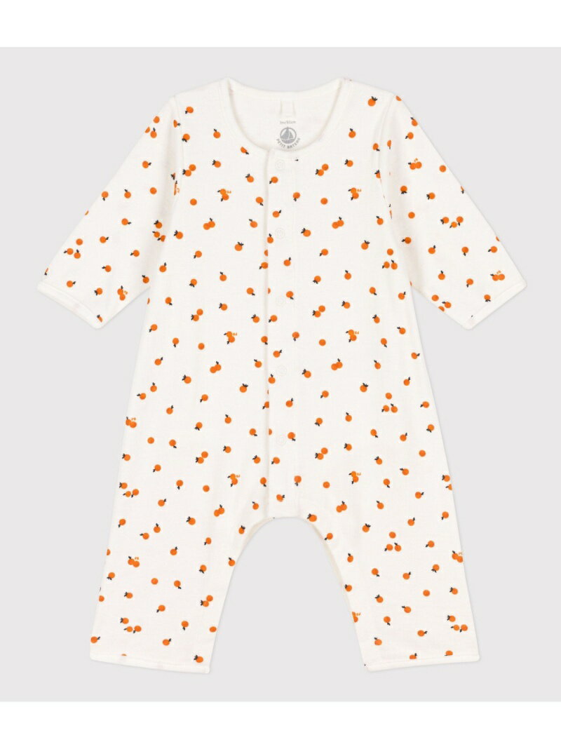 プチバトー ベビー服 男の子 【SALE／30%OFF】プリント足なしロンパース PETIT BATEAU プチバトー マタニティウェア・ベビー用品 ロンパース・カバーオール ホワイト【RBA_E】【送料無料】[Rakuten Fashion]