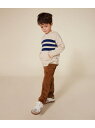 【SALE/20%OFF】ウール&コットンニットプルオーバー PETIT BATEAU プチバトー トップス ニット ホワイト【RBA_E】【送料無料】[Rak...