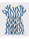 【SALE/30%OFF】プリント半袖ワンピース PETIT BATEAU プチバトー ワンピース・ドレス ワンピース ホワイト【RBA_E】【送料無料】[Ra...