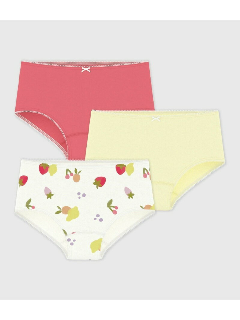 Rakuten - ハイウエストプリントショーツ2枚組 PETIT BATEAU プチバトー インナー・ルームウェア ショーツ【送料無料】[Rakuten Fashion]