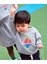 【SALE/20%OFF】プリントスウェットプルオーバー PETIT BATEAU プチバトー トップス スウェット・トレーナー グレー ホワイト【RBA_E】...