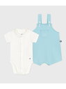 【SALE/10%OFF】ベビー2点セット PETIT BATEAU プチバトー オールインワン・オーバーオール オーバーオール・サロペット【RBA_E】【送料...