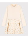 【SALE/30%OFF】チュビックキルティングプリントワンピース PETIT BATEAU プチバトー ワンピース・ドレス ワンピース ホワイト【RBA_E】...