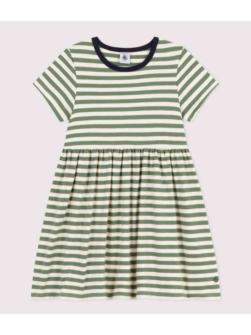 ボーダーワンピース PETIT BATEAU プチバトー ワンピース ドレス ワンピース【送料無料】 Rakuten Fashion