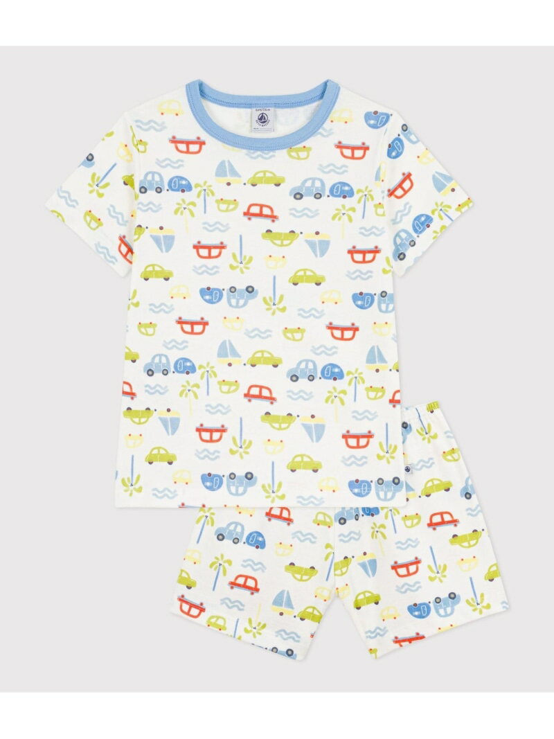Rakuten - プリント半袖パジャマ PETIT BATEAU プチバトー インナー・ルームウェア パジャマ【送料無料】[Rakuten Fashion]
