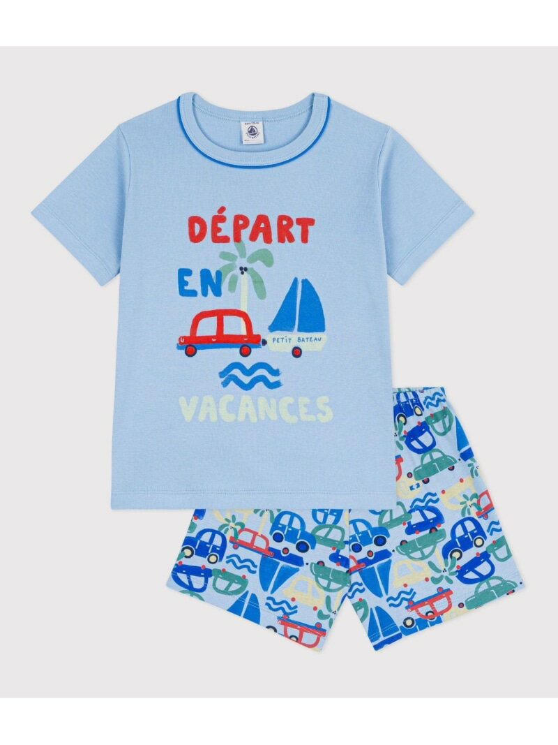 Rakuten - プリント半袖パジャマ PETIT BATEAU プチバトー インナー・ルームウェア パジャマ【送料無料】[Rakuten Fashion]