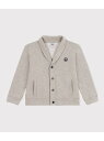 【SALE/30%OFF】スウェットショールカラーカーディガン PETIT BATEAU プチバトー トップス カーディガン グレー【RBA_E】【送料無料】[...