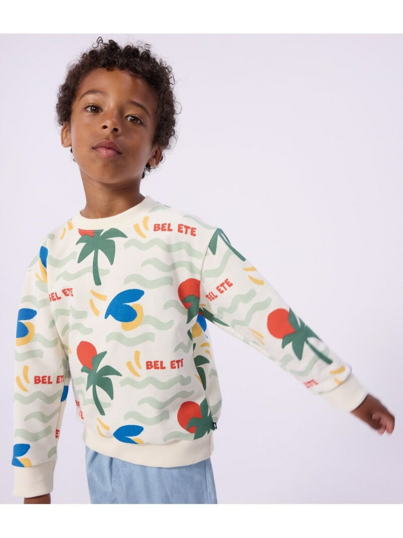 乐天商城 - プリントスウェットプルオーバー PETIT BATEAU プチバトー トップス スウェット・トレーナー【送料無料】[Rakuten Fashion]