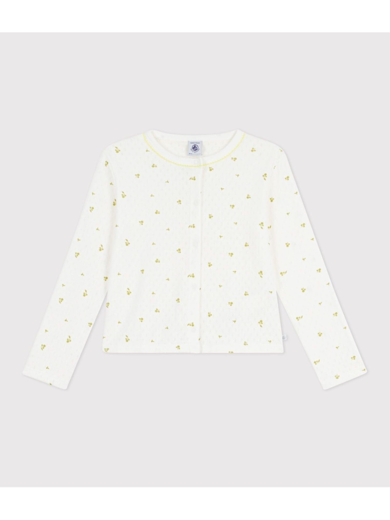 Rakuten - 針抜きプリントカーディガン PETIT BATEAU プチバトー トップス カーディガン【送料無料】[Rakuten Fashion]