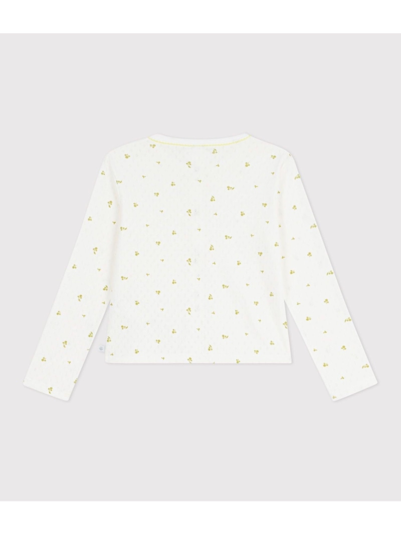 針抜きプリントカーディガン PETIT BATEAU プチバトー トップス カーディガン【送料無料】[Rakuten Fashion]