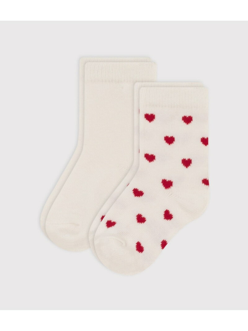 【SALE／20%OFF】ソックス2枚組 PETIT BATEAU プチバトー 靴下・レッグウェア 靴下【RBA_E】[Rakuten Fashion]