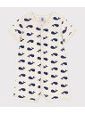 プチバトー　ベビー服 プリントショートロンパース PETIT BATEAU プチバトー マタニティウェア・ベビー用品 ロンパース・カバーオール【送料無料】[Rakuten Fashion]