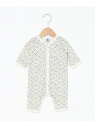 プチバトー　ベビー服 【SALE／10%OFF】プリント足なしロンパース PETIT BATEAU プチバトー マタニティウェア・ベビー用品 ロンパース・カバーオール ホワイト【RBA_E】【送料無料】[Rakuten Fashion]