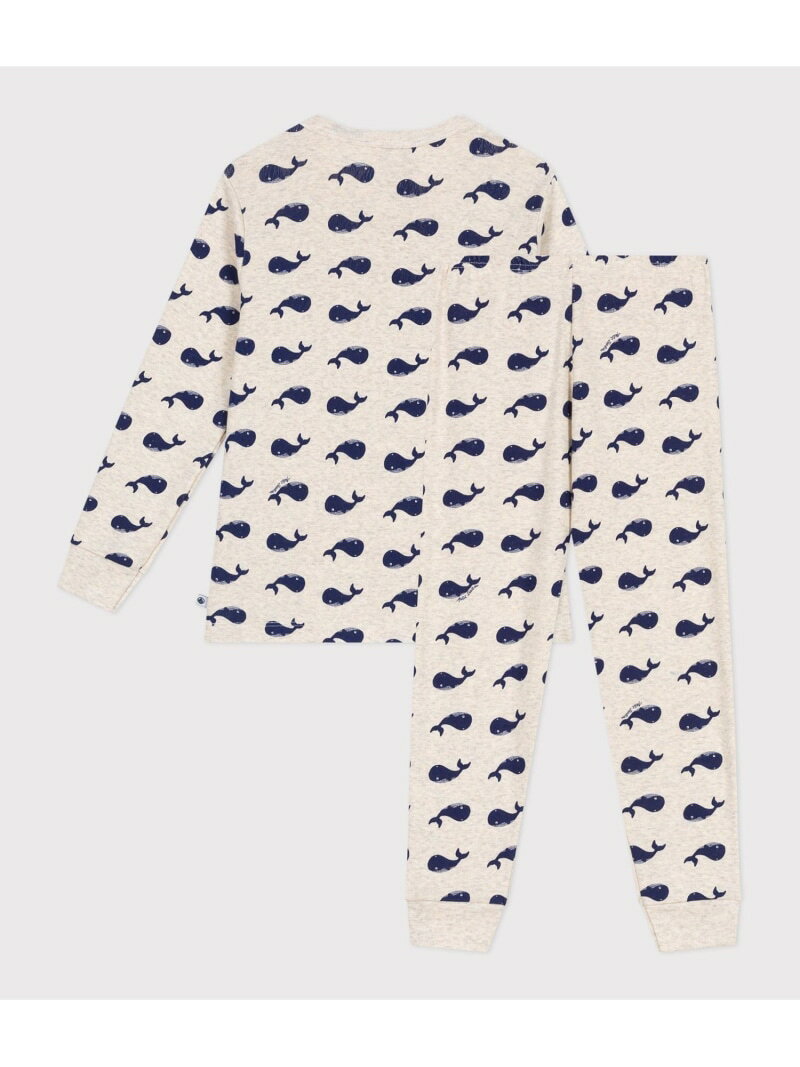 パジャマ PETIT BATEAU プチバトー インナー・ルームウェア パジャマ ネイビー【送...