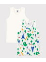 【SALE/10%OFF】タンクトップ2枚組 PETIT BATEAU プチバトー インナー・ルームウェア その他のインナー・ルームウェア【RBA_E】【送料無...