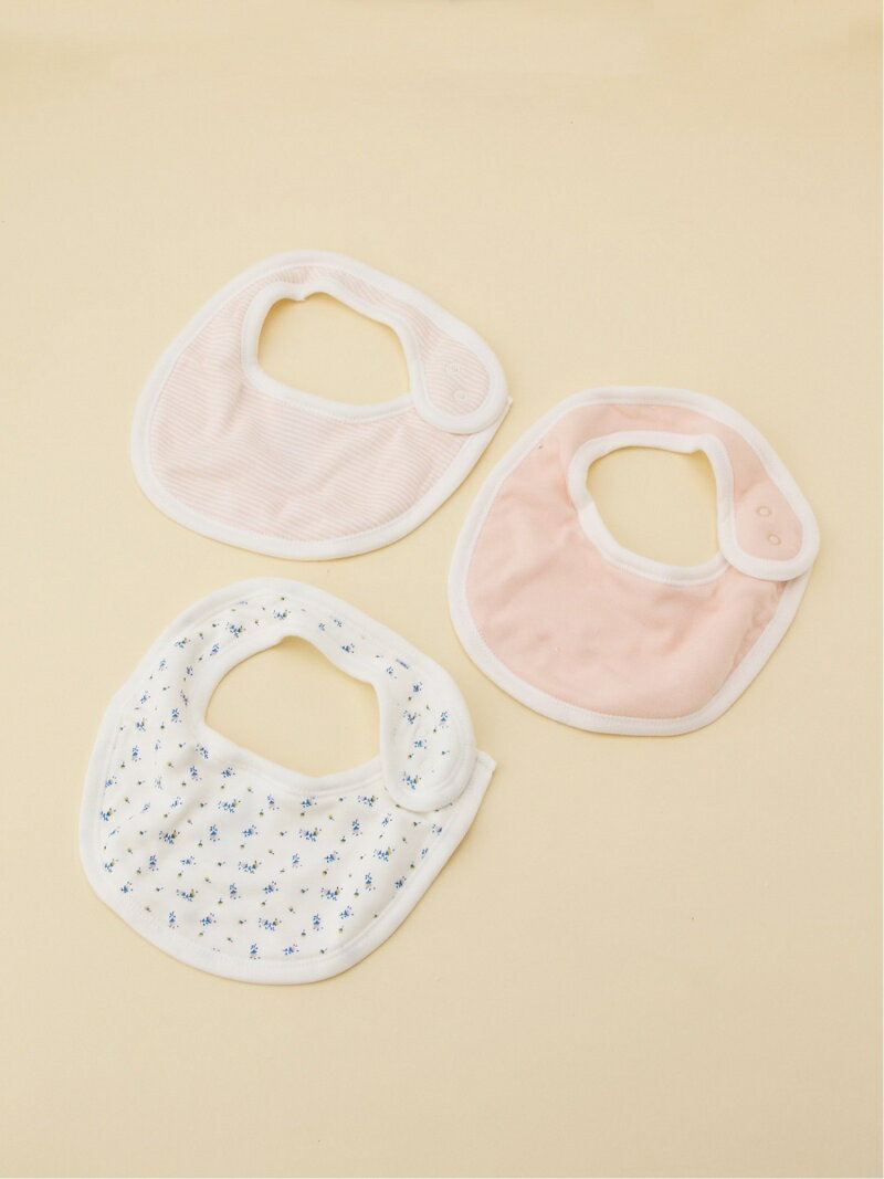 【SALE／20%OFF】(K)スタイ3点セット PETIT BATEAU プチバトー マタニティウェア・ベビー用品 その他のベビーグッズ ピンク ブルー【RBA_E】【送料無料】[Rakuten Fashion]のサムネイル