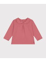 【SALE/20%OFF】長袖ブラウス PETIT BATEAU プチバトー トップス シャツ・ブラウス ピンク【RBA_E】【送料無料】[Rakuten Fa...