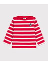 【SALE／20%OFF】マリニエール長袖プルオーバー PETIT BATEAU プチバトー トップス カットソー・Tシャツ レッド グリーン【RBA_E】【送料無料】[Rakuten Fashion]