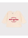 【SALE/20%OFF】プリントスウェット長袖プルオーバー PETIT BATEAU プチバトー トップス スウェット・トレーナー ホワイト【RBA_E】【送...