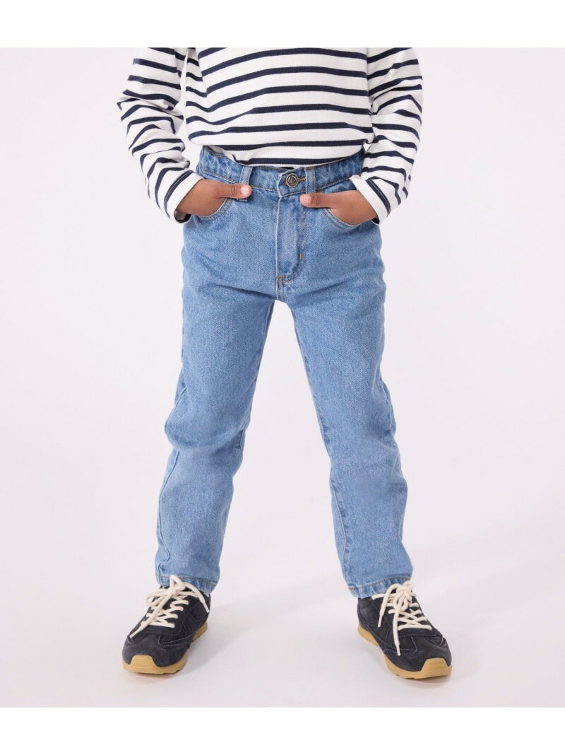 デニムパンツ PETIT BATEAU プチバトー パンツ ジーンズ・デニムパンツ ブルー【送料無料】[Rakuten Fashion]