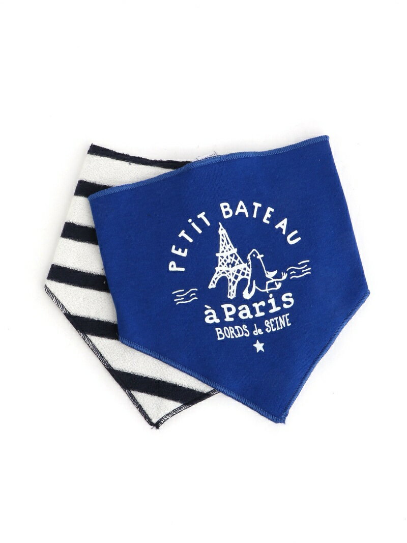 【SALE／30%OFF】(K)三角スタイ2枚組 PETIT BATEAU プチバトー マタニティウェア・ベビー用品 その他のベビーグッズ【RBA_E】[Rakuten Fashion]のサムネイル