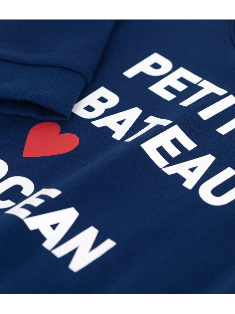 【SALE／30%OFF】スウェットプルオーバー PETIT BATEAU プチバトー トップス スウェット・トレーナー ネイビー【RBA_E】【送料無料】[Rakuten Fashion]